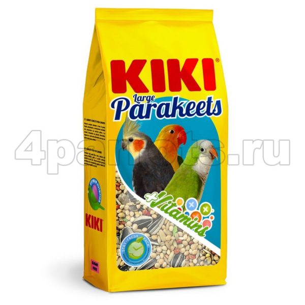 KIKI Large Parakeets корм для средних попугаев