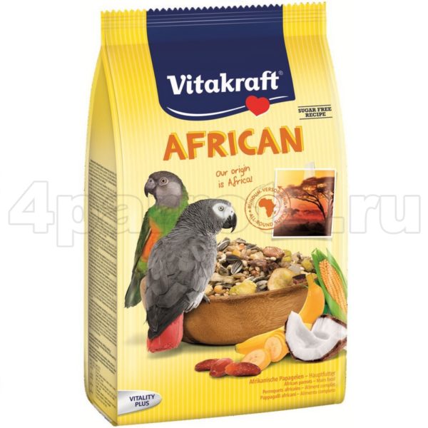 Vitakraft African корм для крупных африканских попугаев