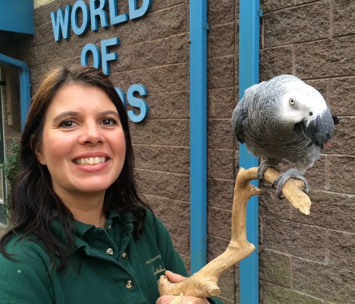 Жако Брут и директор зоопарка Cape May County Zoo